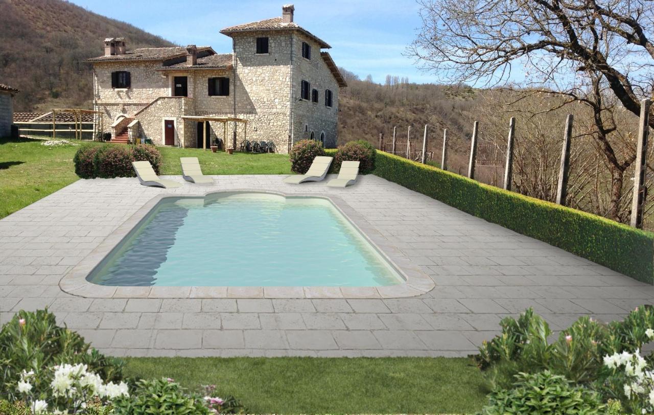 Agriturismo La Commenda-Adults Only Cascia Bagian luar foto