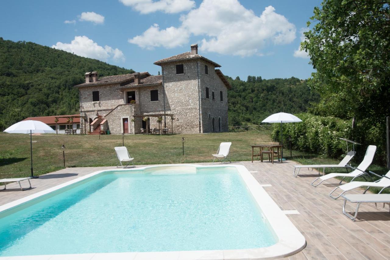 Agriturismo La Commenda-Adults Only Cascia Bagian luar foto
